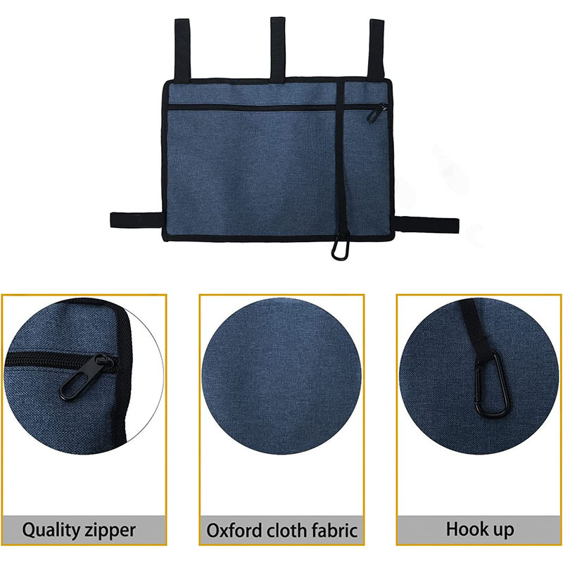 Cross-Border Supply of Walker Hanging Bags, Wheelchair Armrest Side Storage Hanging Bags, Rehabilitation Walker Hanging Bags Factory