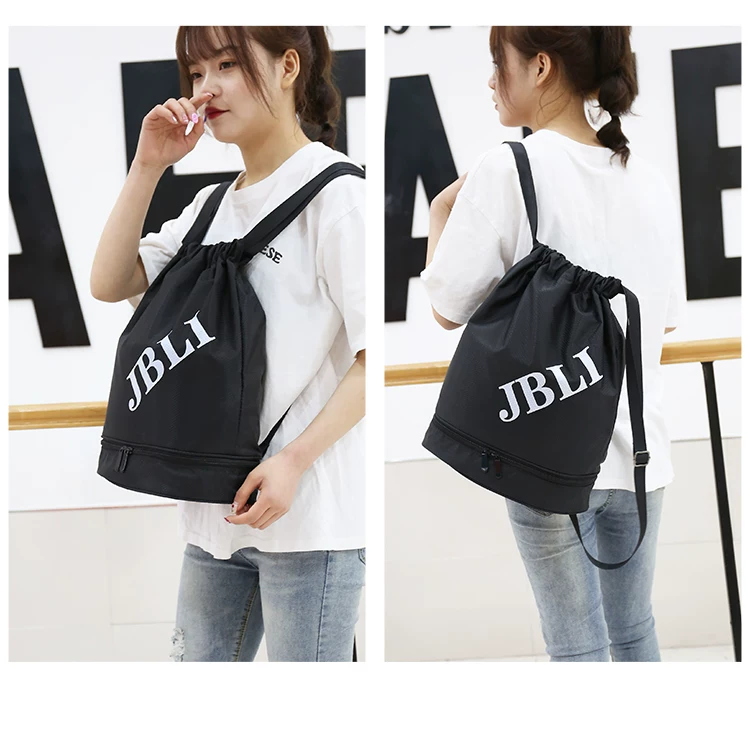 Sports Drawstring Pocket Swimming Waterproof Bag Storage Bag Large Capacity Dry and Wet Separation Backpack Fitness Lightweight Portable Bag