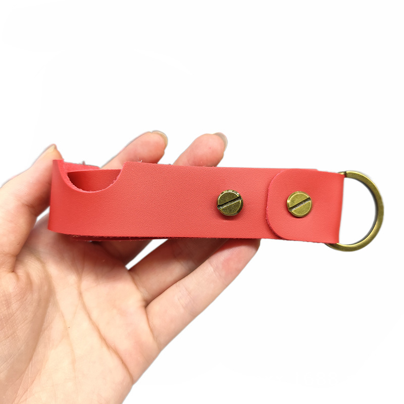 New Mobile Phone Holder Keychain Cross-Border Multifunctional Leather Keychain Accessories Portable Drama Mobile Phone Holder