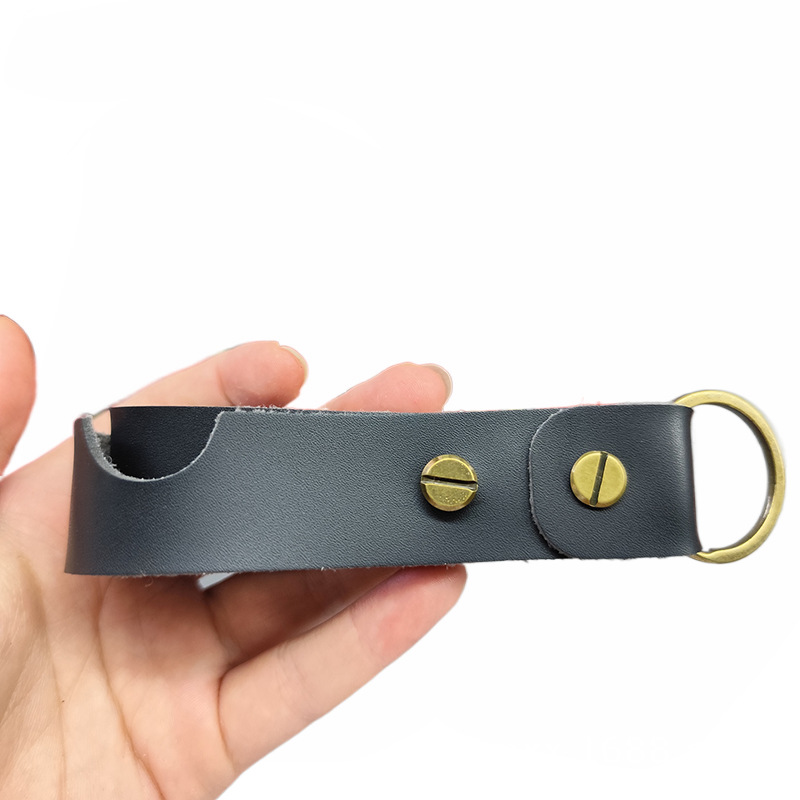 New Mobile Phone Holder Keychain Cross-Border Multifunctional Leather Keychain Accessories Portable Drama Mobile Phone Holder