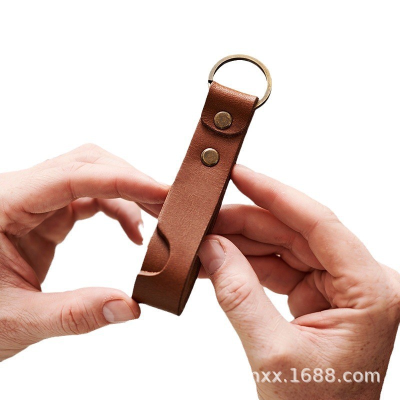 New Mobile Phone Holder Keychain Cross-Border Multifunctional Leather Keychain Accessories Portable Drama Mobile Phone Holder