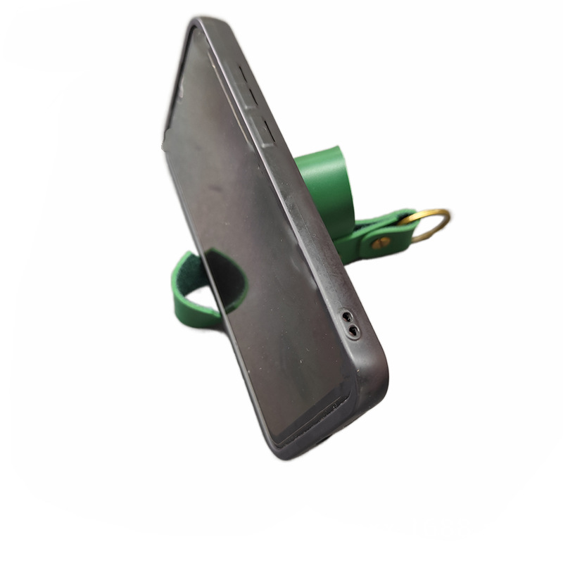 New Mobile Phone Holder Keychain Cross-Border Multifunctional Leather Keychain Accessories Portable Drama Mobile Phone Holder