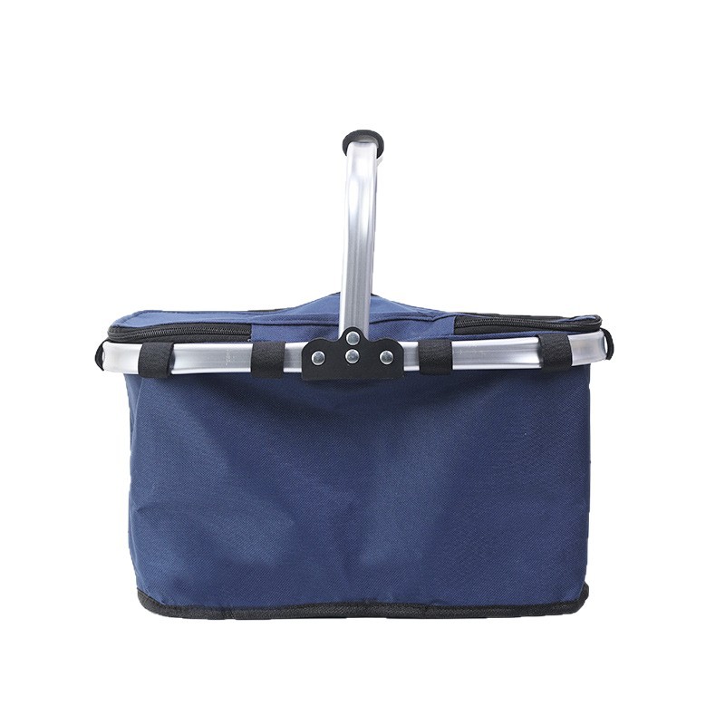 Picnic Basket Outdoor Ice Bag Foldableing Thermal Bag Satchel Shopping Basket for Lunch Fast Food Takeaway Thermal Basket