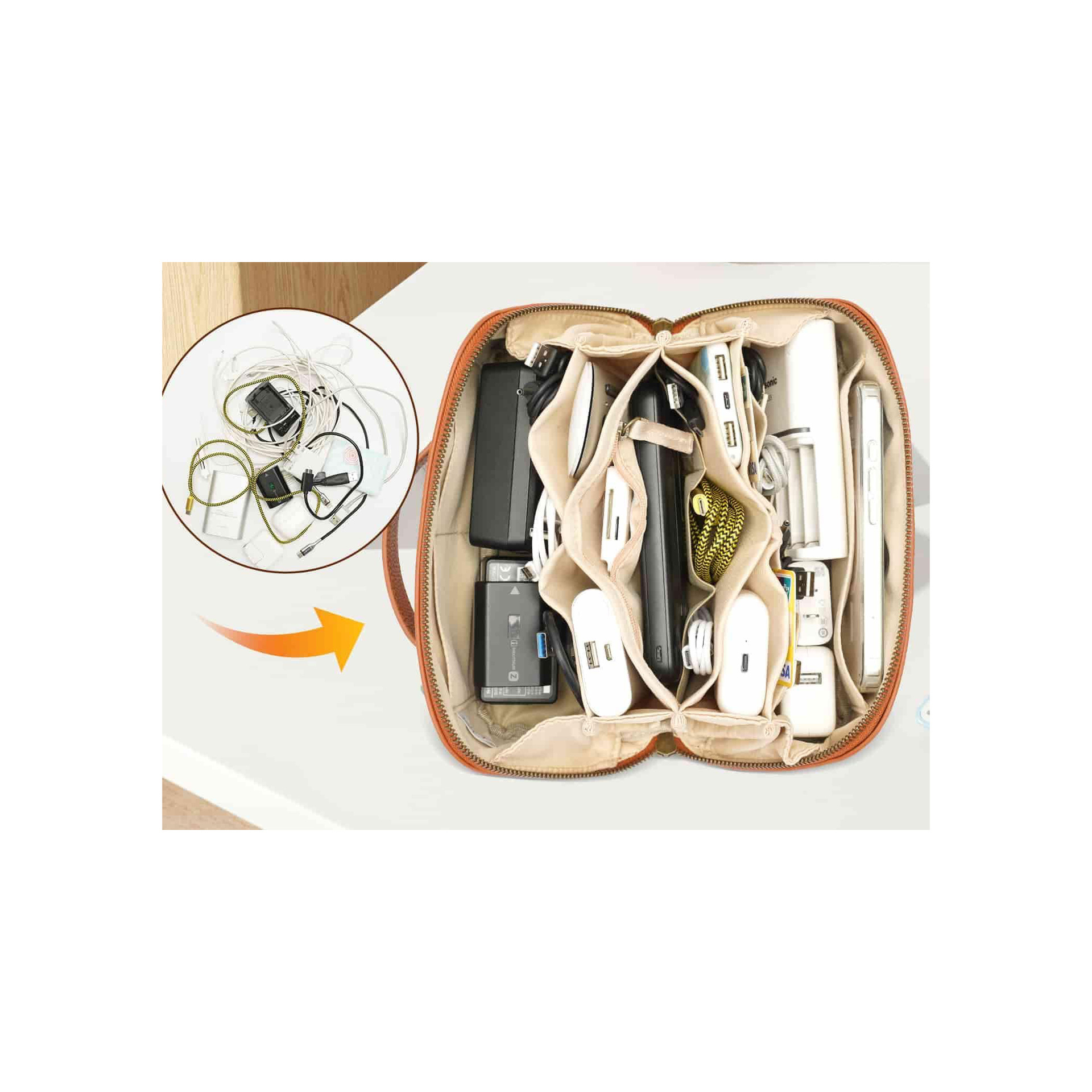 Cosmetic Bag Women Portable Waterproof Pu Cosmetic Toiletries Storage Storage Bag Compact Travel Cosmetics