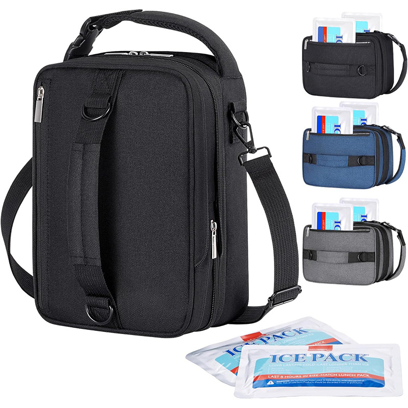 Amazon Ice Pack Multifunctional Portable Insulated Bag Large Capacity Lunch Bag for Outings Takeaway Insulated Bag