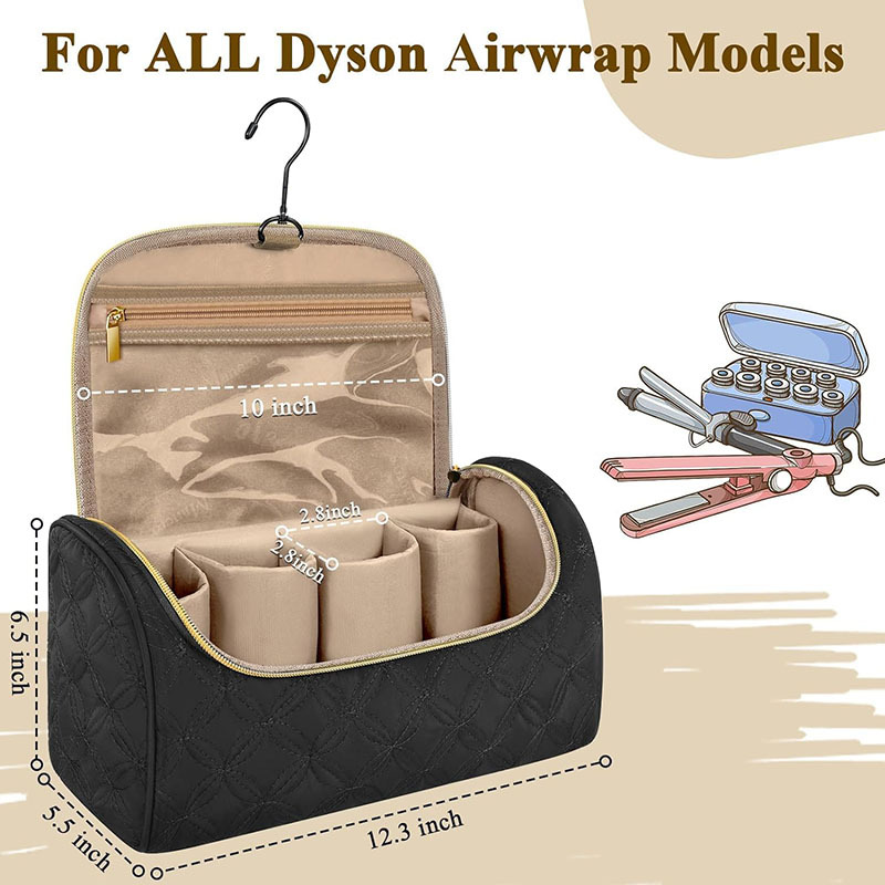 Amazon's Best-Selling Curling Iron Cosmetics Bag, Hanging Hair Dryer, Hair Straightener Accessories Cosmetics Bag, Toiletry Bag