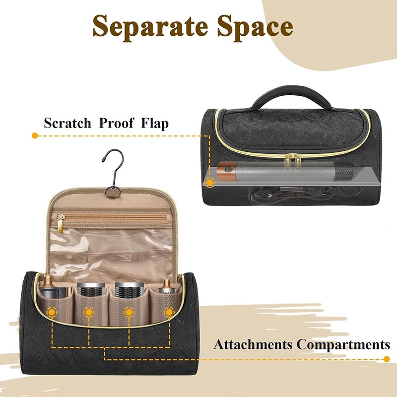Amazon's Best-Selling Curling Iron Cosmetics Bag, Hanging Hair Dryer, Hair Straightener Accessories Cosmetics Bag, Toiletry Bag