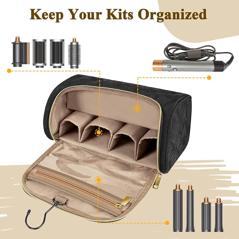 Amazon's Best-Selling Curling Iron Cosmetics Bag, Hanging Hair Dryer, Hair Straightener Accessories Cosmetics Bag, Toiletry Bag