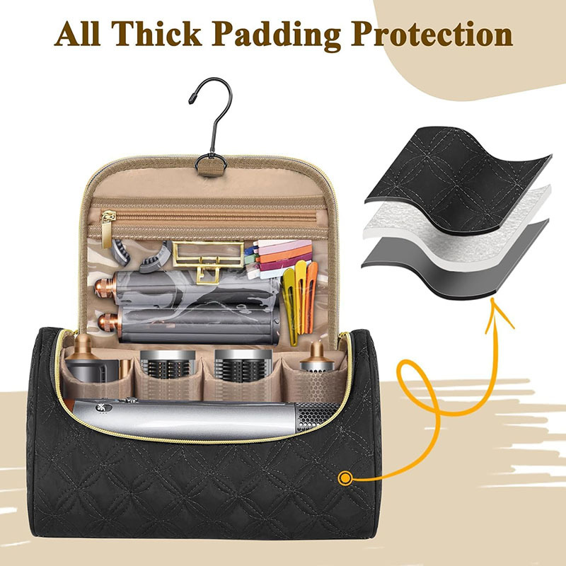 Amazon's Best-Selling Curling Iron Cosmetics Bag, Hanging Hair Dryer, Hair Straightener Accessories Cosmetics Bag, Toiletry Bag