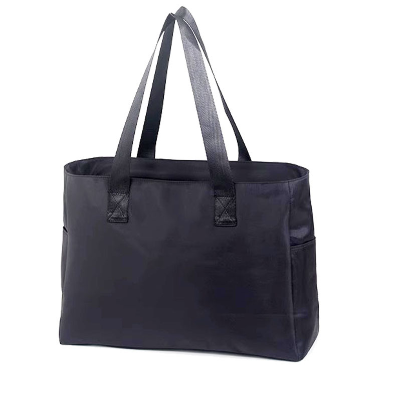 Cross-Border Japanese-Style Simple Color-Blocking Waterproof Handbag Travel Bag Large Capacity Lightweight Storage Bag