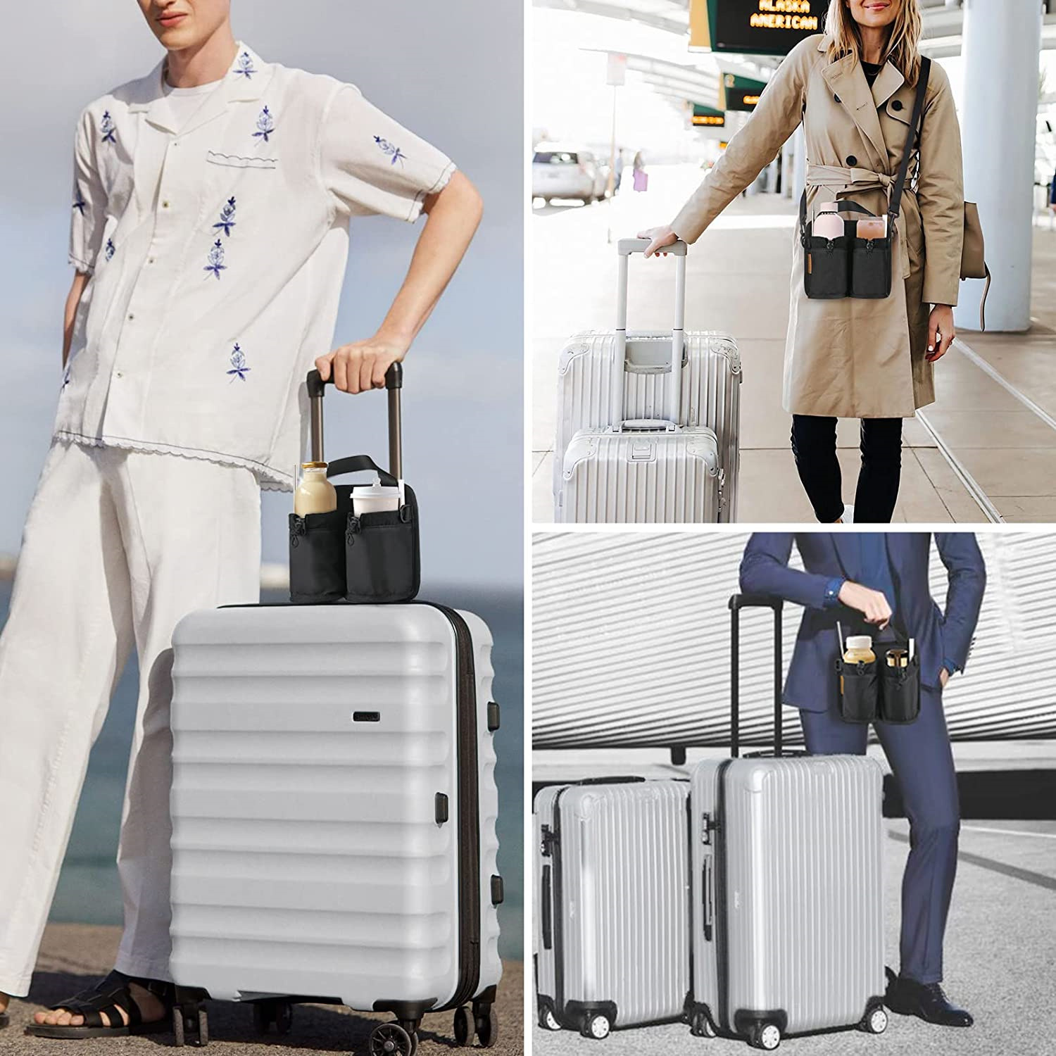 Cross-Border Luggage Cup Holder Cup Holder Beverage Holder Portable Coffee Holder Travel Cup Holder