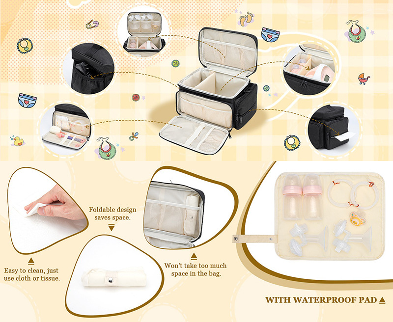 Amazon's Best-Selling Wearable Breast Pump Storage Bag, Breast Pump Accessory Storage Bag, Breast Pump Bag