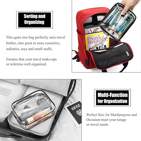 Amazon's Popular Transparent Pvc Travel Toiletry Bag from the Source Manufacturer Is Available
