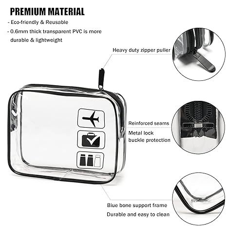 Amazon's Popular Transparent Pvc Travel Toiletry Bag from the Source Manufacturer Is Available