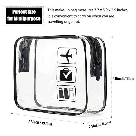 Amazon's Popular Transparent Pvc Travel Toiletry Bag from the Source Manufacturer Is Available