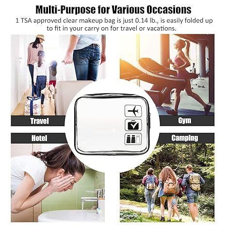 Amazon's Popular Transparent Pvc Travel Toiletry Bag from the Source Manufacturer Is Available