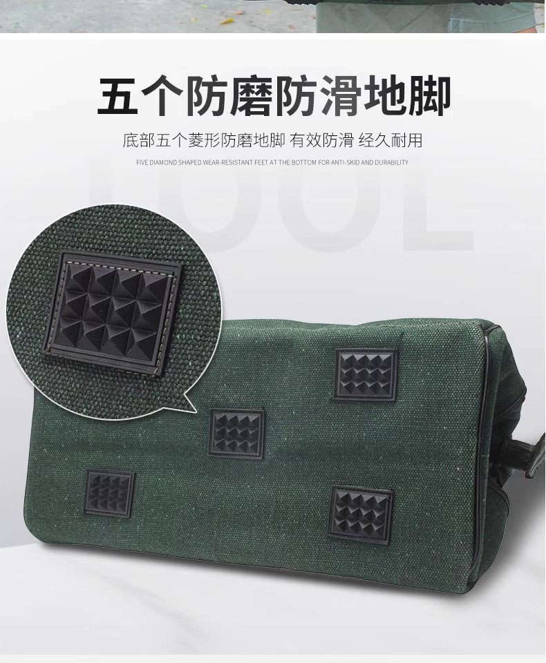 Thickened Canvas Tool Bag Large Electrician Repair Multifunctional Crossbody Bag Tool Bag Large Shoulder Bag Canvas Bag