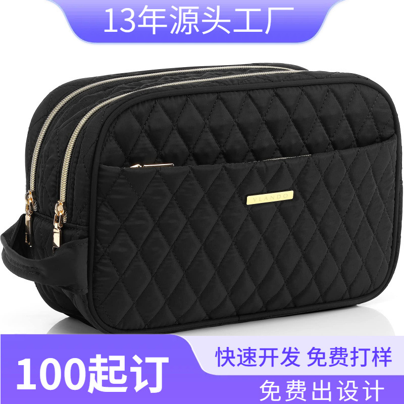 Cross-Border Portable Travel Cosmetic Bag, Multifunctional Large-Capacity Storage Bag, Portable