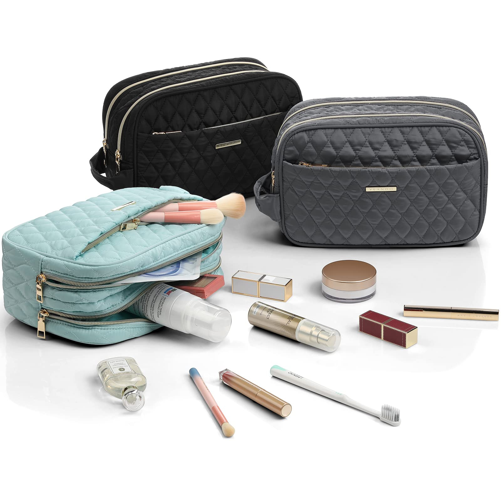Cross-Border Portable Travel Cosmetic Bag, Multifunctional Large-Capacity Storage Bag, Portable