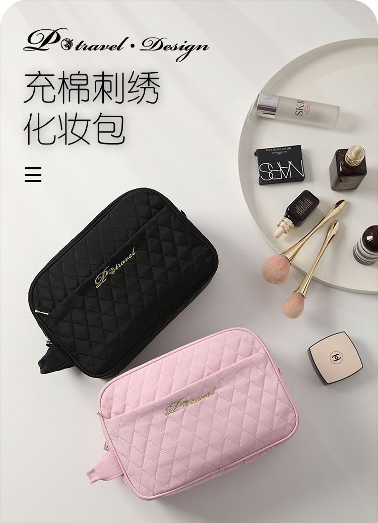 Cross-Border Portable Travel Cosmetic Bag, Multifunctional Large-Capacity Storage Bag, Portable