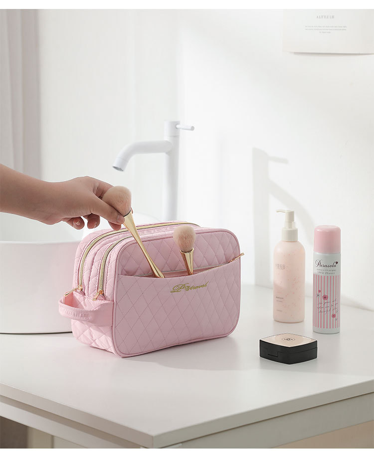 Cross-Border Portable Travel Cosmetic Bag, Multifunctional Large-Capacity Storage Bag, Portable