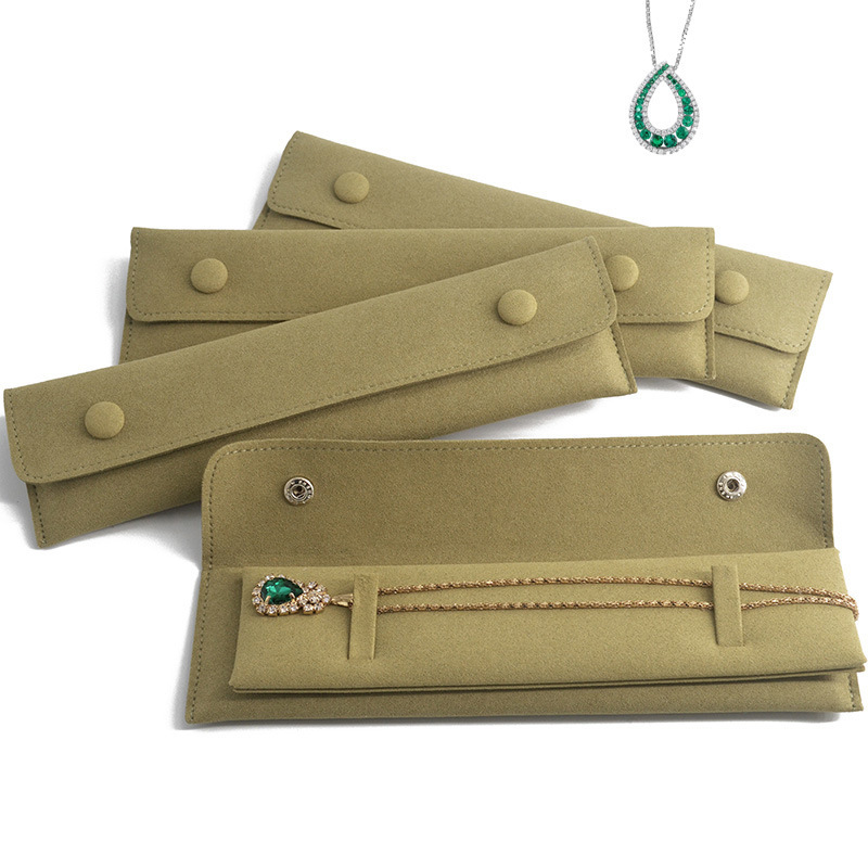 New Product Recommendation Vc Brand Special Bracelet Bag Long Chain Imitation Leather Microfiber Cloth Bag Grass Green