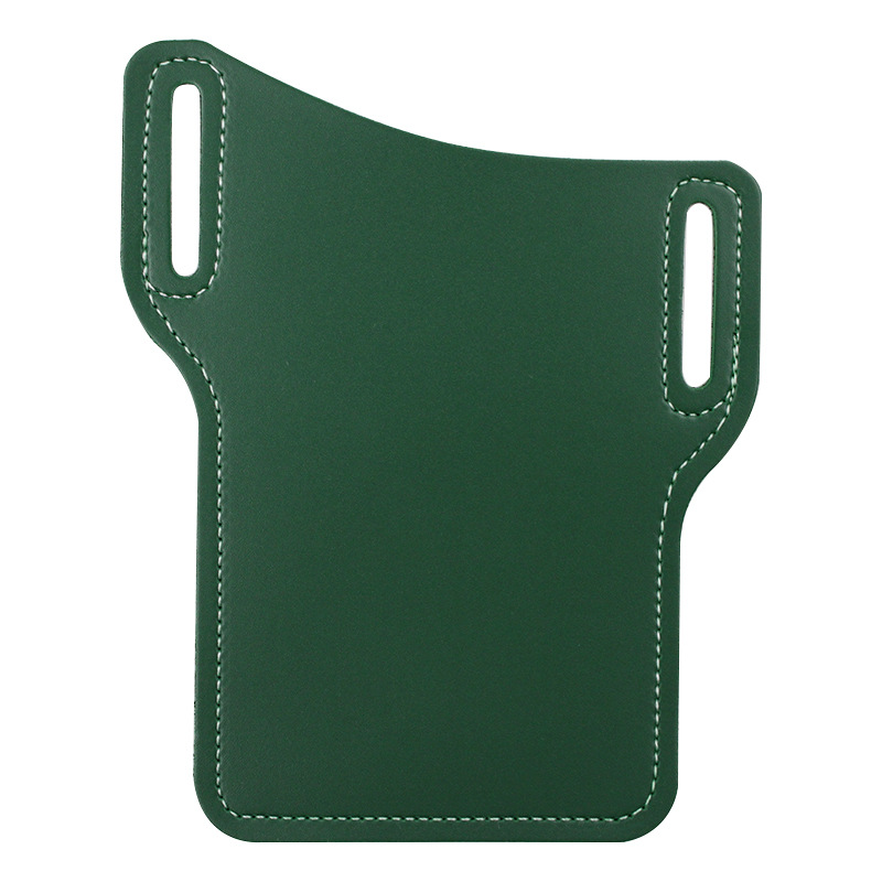 Spot Cross-Border Popular Leather Mobile Phone Bag European and American Retro Mobile Phone Waist Bag Portable Belt Mobile Phone Bag Coin Purse