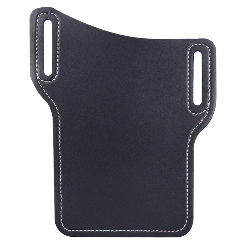 Spot Cross-Border Popular Leather Mobile Phone Bag European and American Retro Mobile Phone Waist Bag Portable Belt Mobile Phone Bag Coin Purse