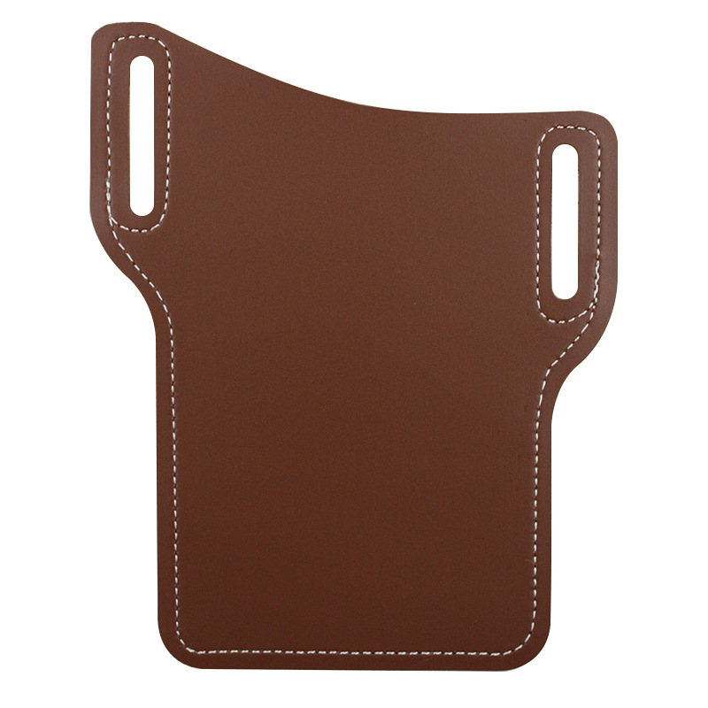 Spot Cross-Border Popular Leather Mobile Phone Bag European and American Retro Mobile Phone Waist Bag Portable Belt Mobile Phone Bag Coin Purse