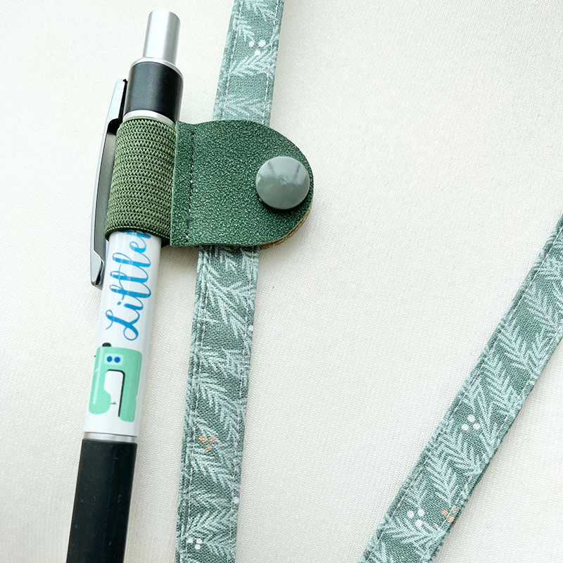 Creative and Convenient Elastic Pen Clip, Simple and Fashionable Imitation Deerskin Pen Cover Buckle, Portable Lanyard Pen Holder and Pen Accessories