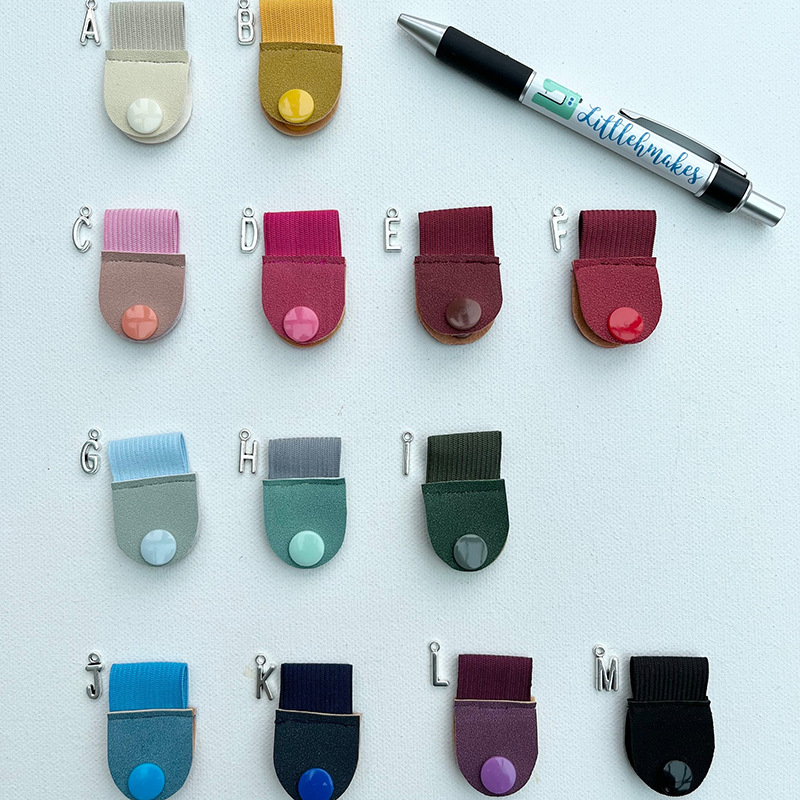 Creative and Convenient Elastic Pen Clip, Simple and Fashionable Imitation Deerskin Pen Cover Buckle, Portable Lanyard Pen Holder and Pen Accessories
