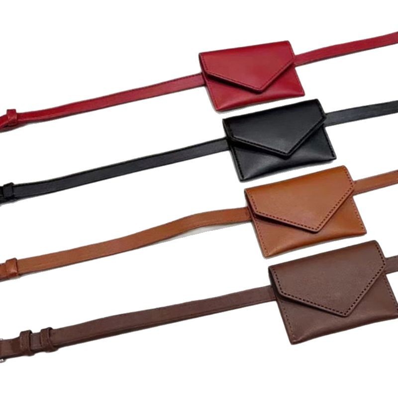 Trendy Women's Waist Bag Versatile Belt Card Holder High-End Belt Coin Purse Fashion Waist Belt Bag
