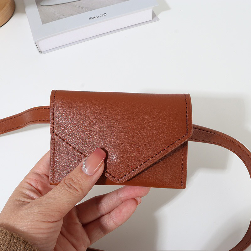 Trendy Women's Waist Bag Versatile Belt Card Holder High-End Belt Coin Purse Fashion Waist Belt Bag