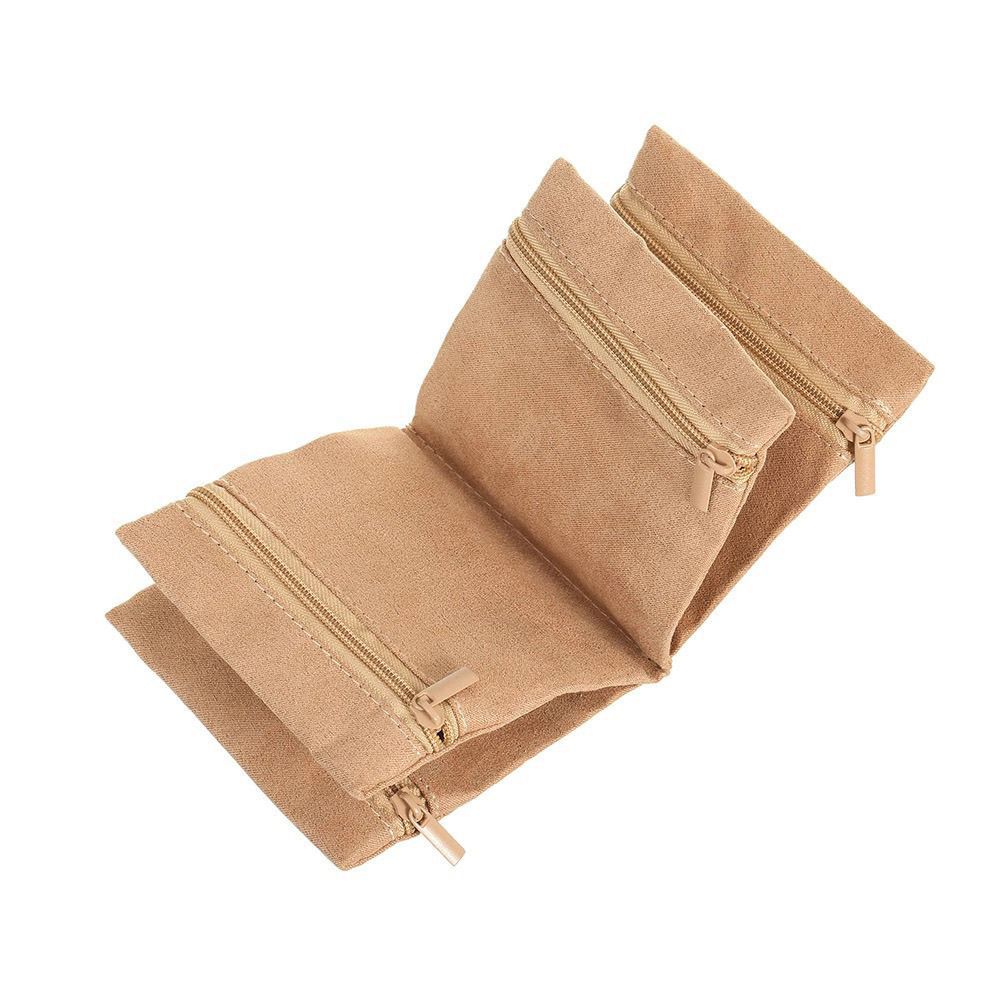 Jewelry Storage Bag with Zipper - Women's Foldable Display Bag Storage Box for Jewelry Storage