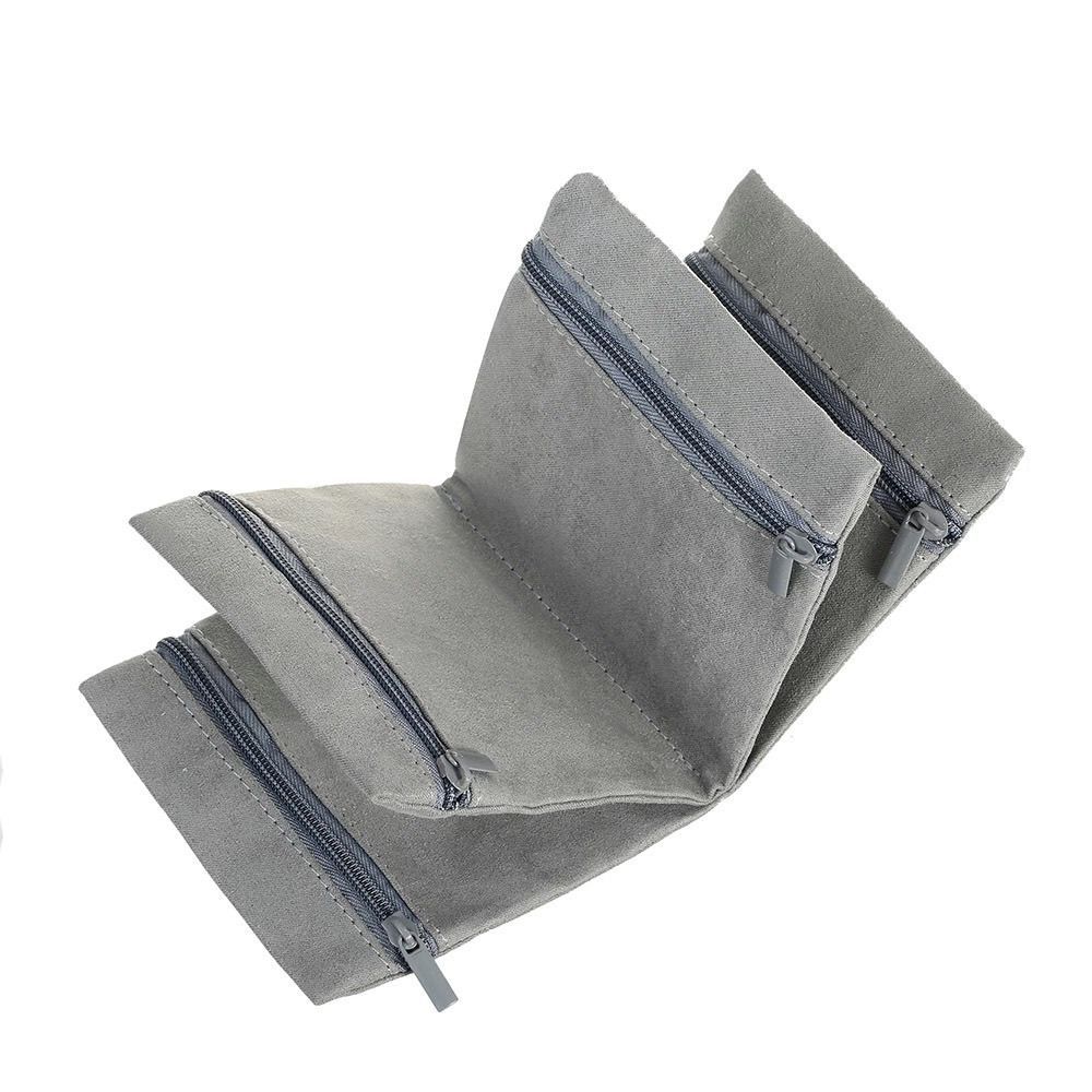 Jewelry Storage Bag with Zipper - Women's Foldable Display Bag Storage Box for Jewelry Storage