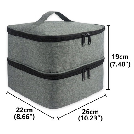 Amazon Nail Polish Portable Bag Double-Layer Nail Polish Storage Bag Can Hold 30 Bottles Cosmetic Bag Storage Bag