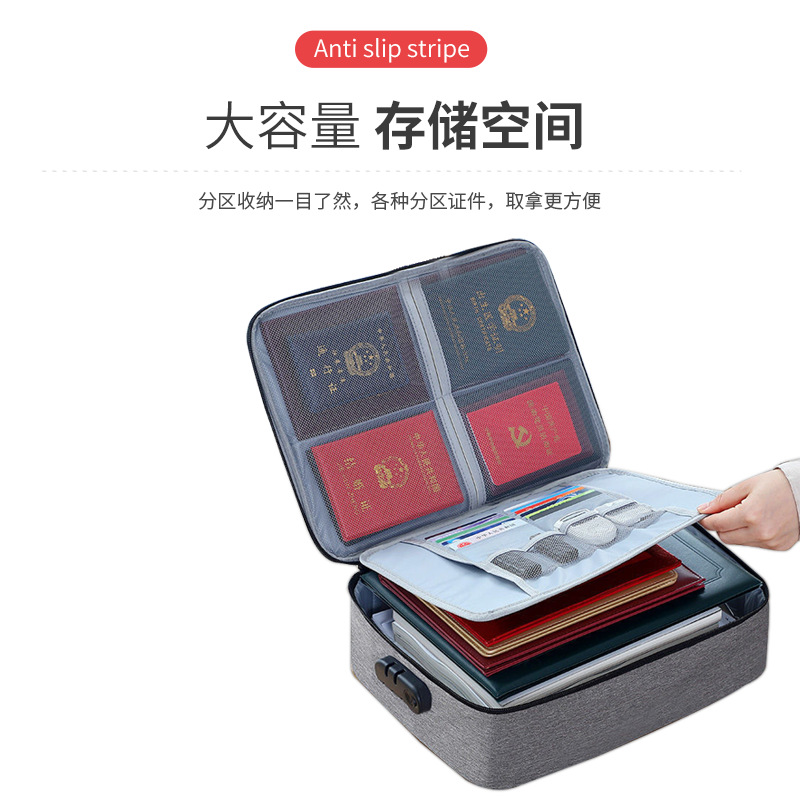 New Three-Layer Multifunctional Data Cable Storage Bag Polyester Electronic Product Storage Bag Digital Bag Wholesale