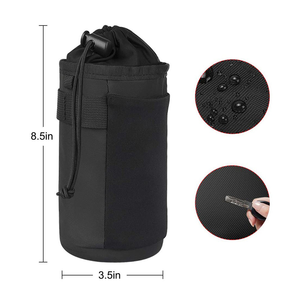 Bicycle Front Water Bottle Bag, Mountain Bike Front Water Bottle Pouch, Portable Insulated Water Bottle Storage Bag, Front Bike Bag