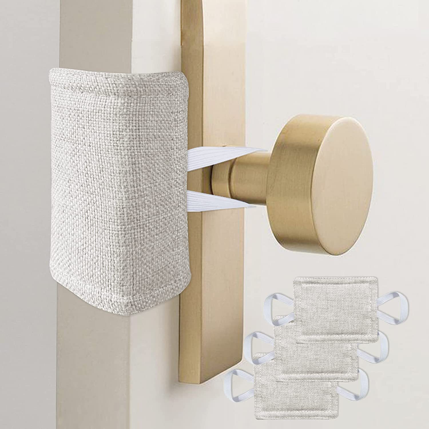Door Silencer, Door Cover, Door Closing Pad, Kindergarten Door Silencer, Door Latch Cover, Silent Door Pad, No-Drill, Traceless