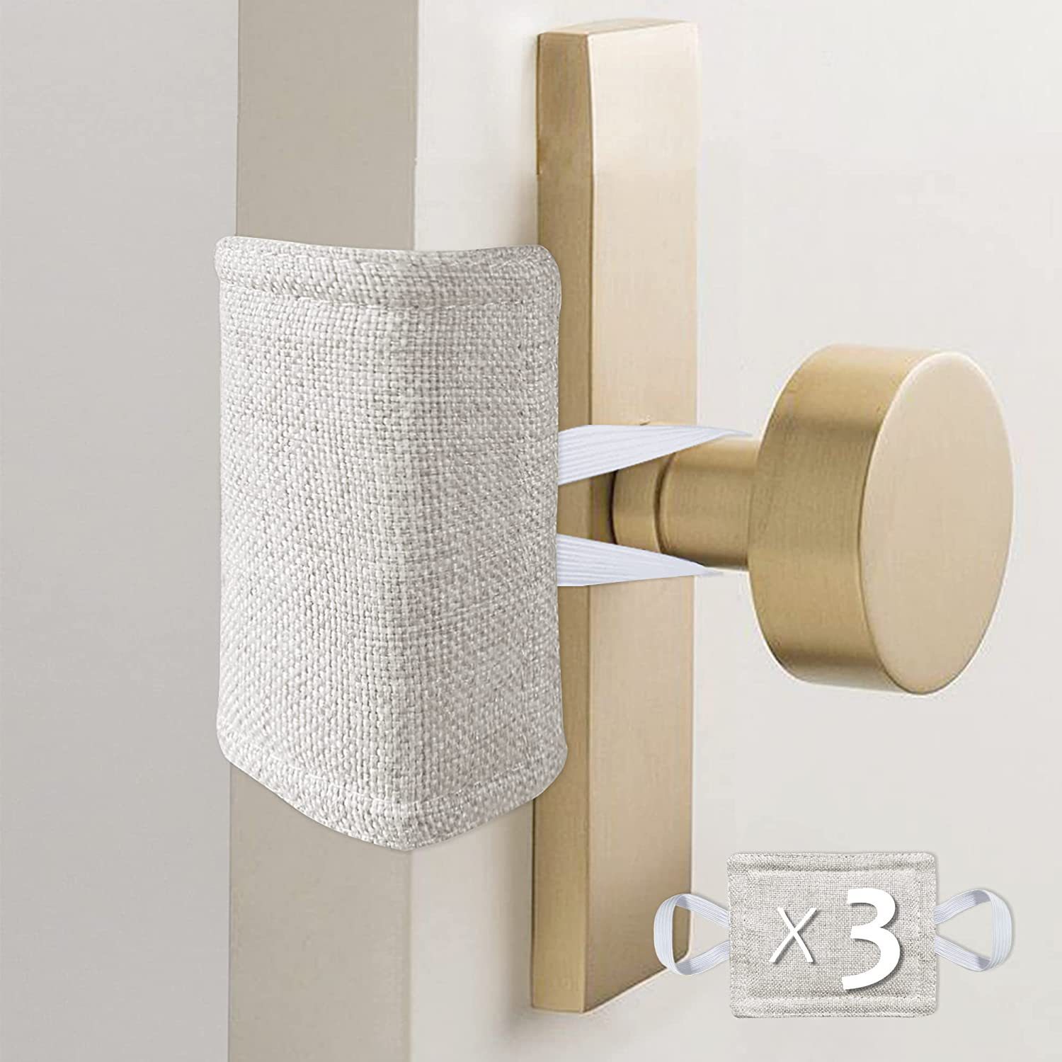 Door Silencer, Door Cover, Door Closing Pad, Kindergarten Door Silencer, Door Latch Cover, Silent Door Pad, No-Drill, Traceless