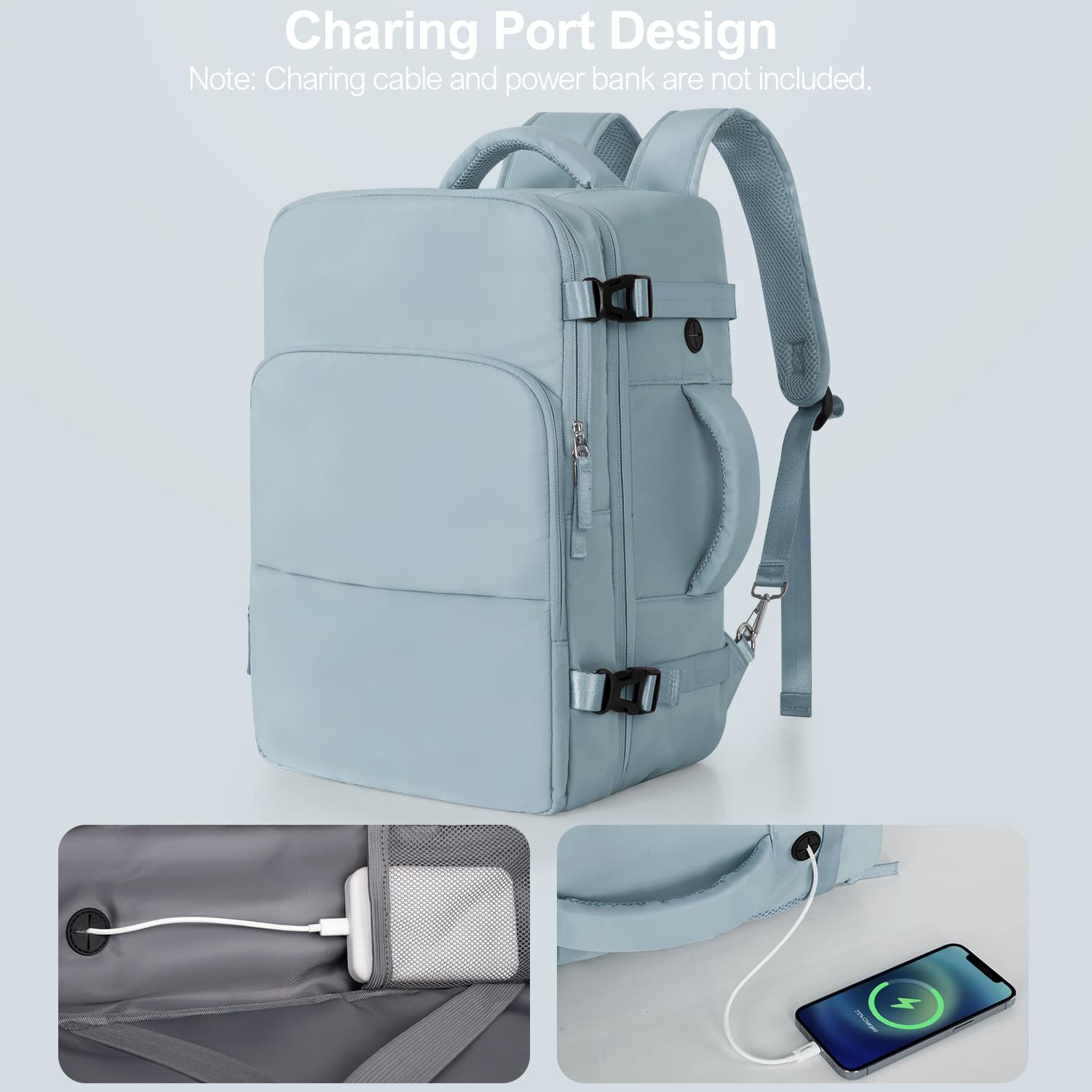 Amazon's New Outdoor Travel Large-Capacity Lightweight Multi-Functional Luggage Backpack Short-Distance Travel Business Travel Bag