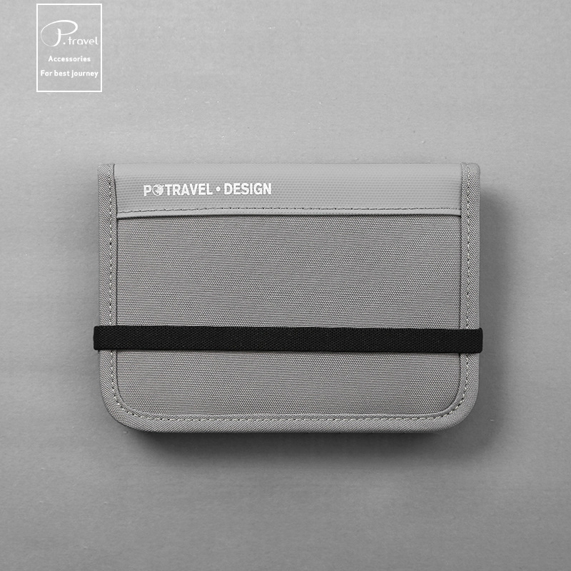 Travel Abroad Storage Rfid Anti-Theft Waterproof Document Storage Travel Supplies Business Trip Carry-On Nylon Passport Bag
