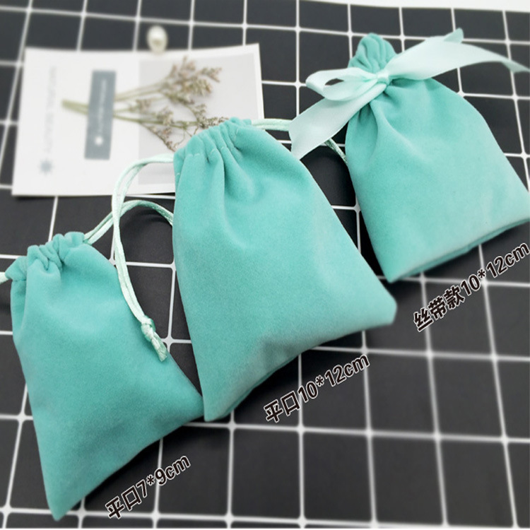 Charger Power Bank Velvet Drawstring Storage Bag, Jewelry Bag with Logo Image, Flat Drawstring Bag, Silk Screen Printed Packaging Bag