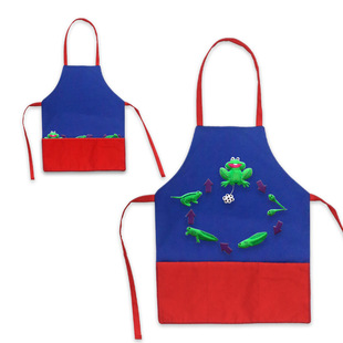 Manufacturer Wholesale E-Commerce Supply Kindergarten Children DIY Apron Picture Book Teaching Apron Children Storytelling Apron