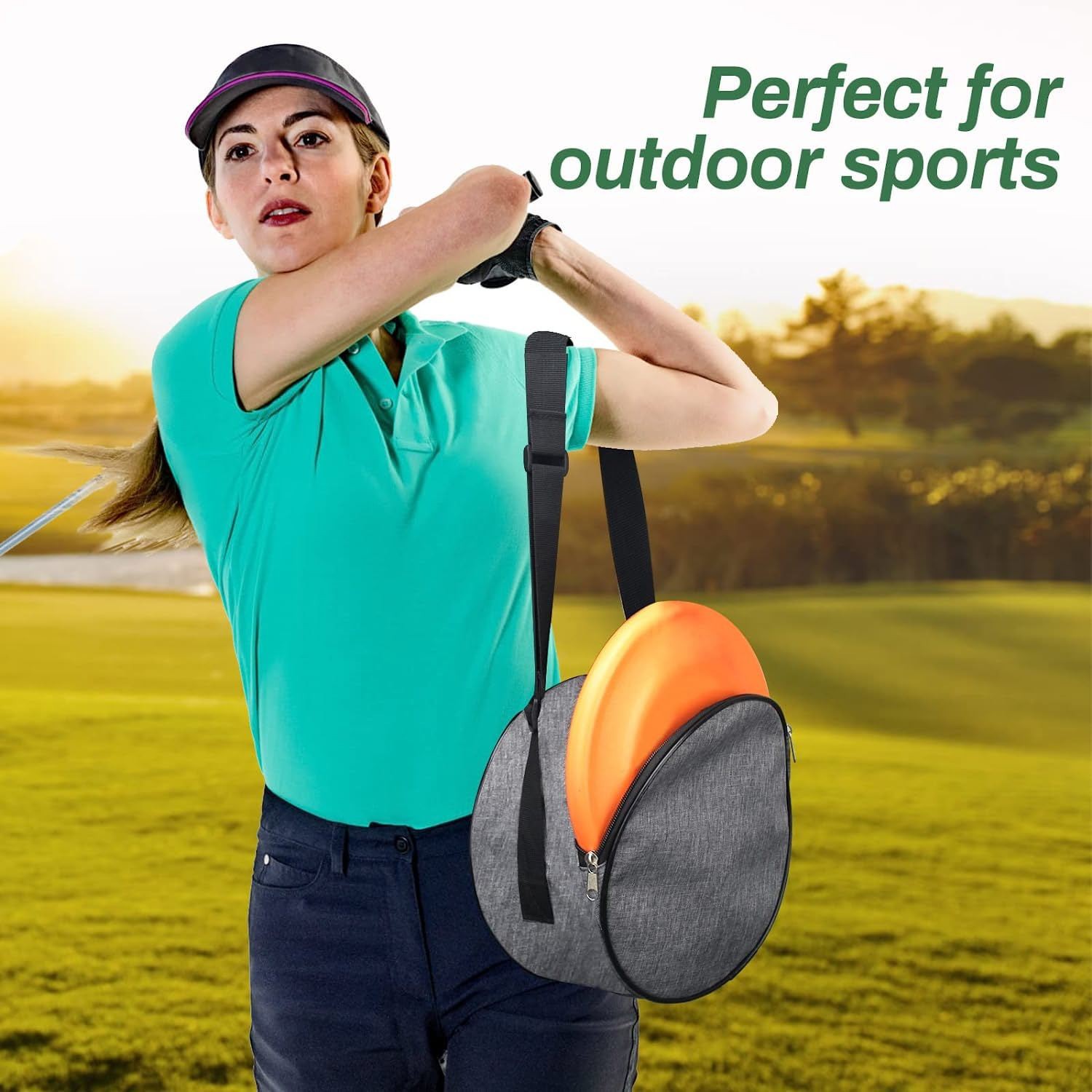 Amazon Cross-Border Best-Selling Outdoor Beginner Waterproof Lightweight Golf Course Sports Bag Frisbee Bag Frisbee Bag