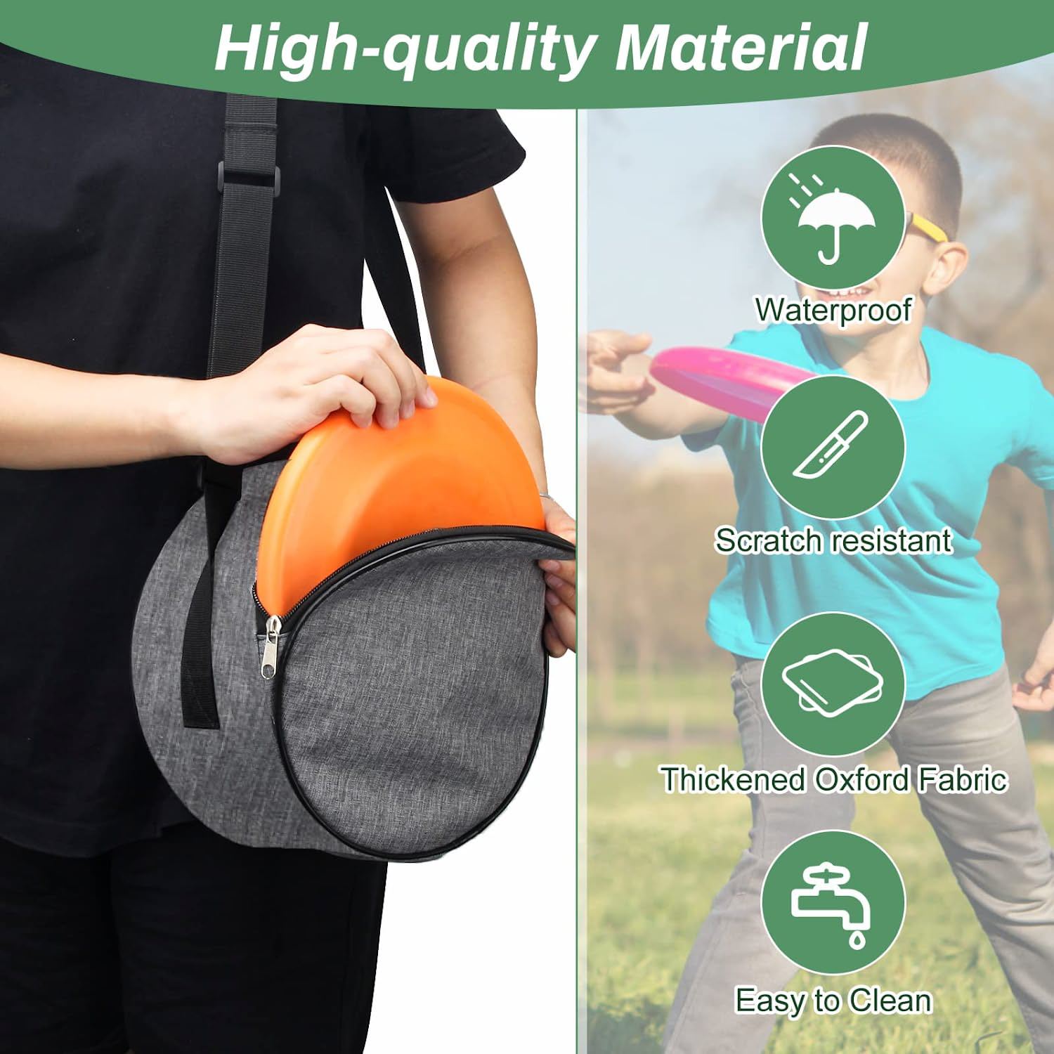 Amazon Cross-Border Best-Selling Outdoor Beginner Waterproof Lightweight Golf Course Sports Bag Frisbee Bag Frisbee Bag
