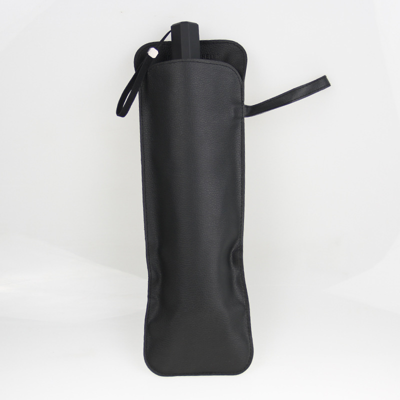 Manufacturer Produces Umbrella Covers, Direct Sales, Ready Stock, Lychee Pattern Waterproof Umbrella Storage Bag, Pu Leather Cover with Logo