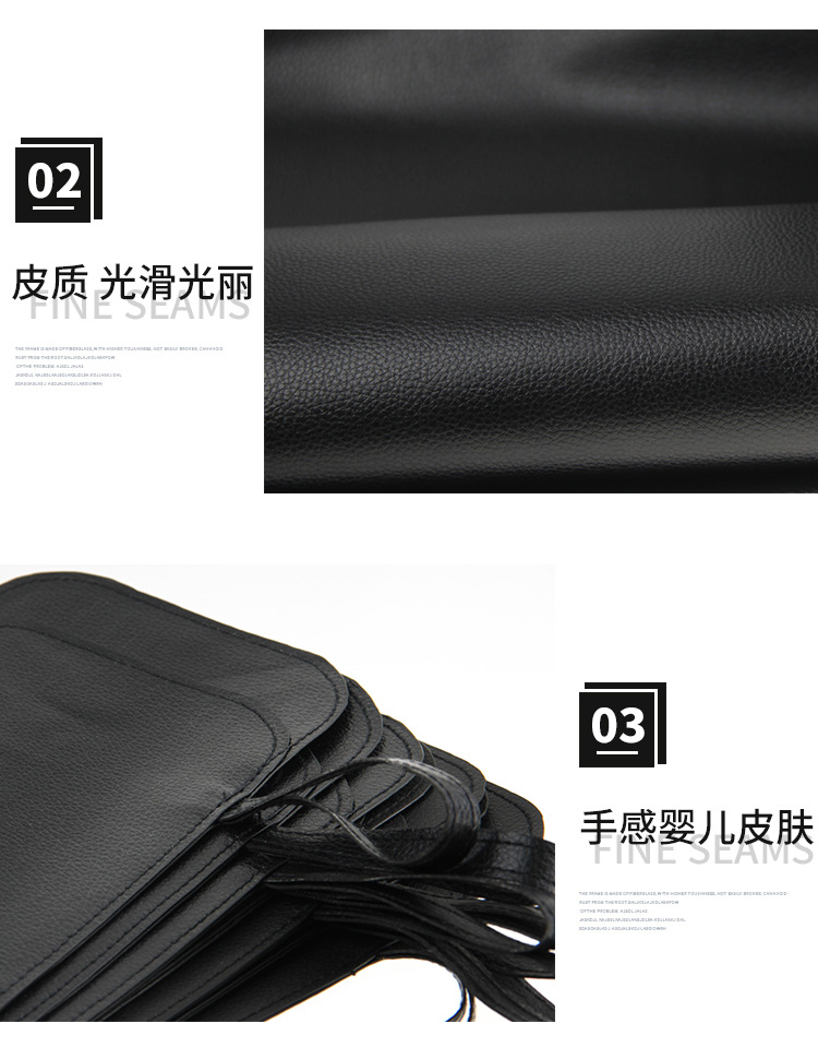 Manufacturer Produces Umbrella Covers, Direct Sales, Ready Stock, Lychee Pattern Waterproof Umbrella Storage Bag, Pu Leather Cover with Logo