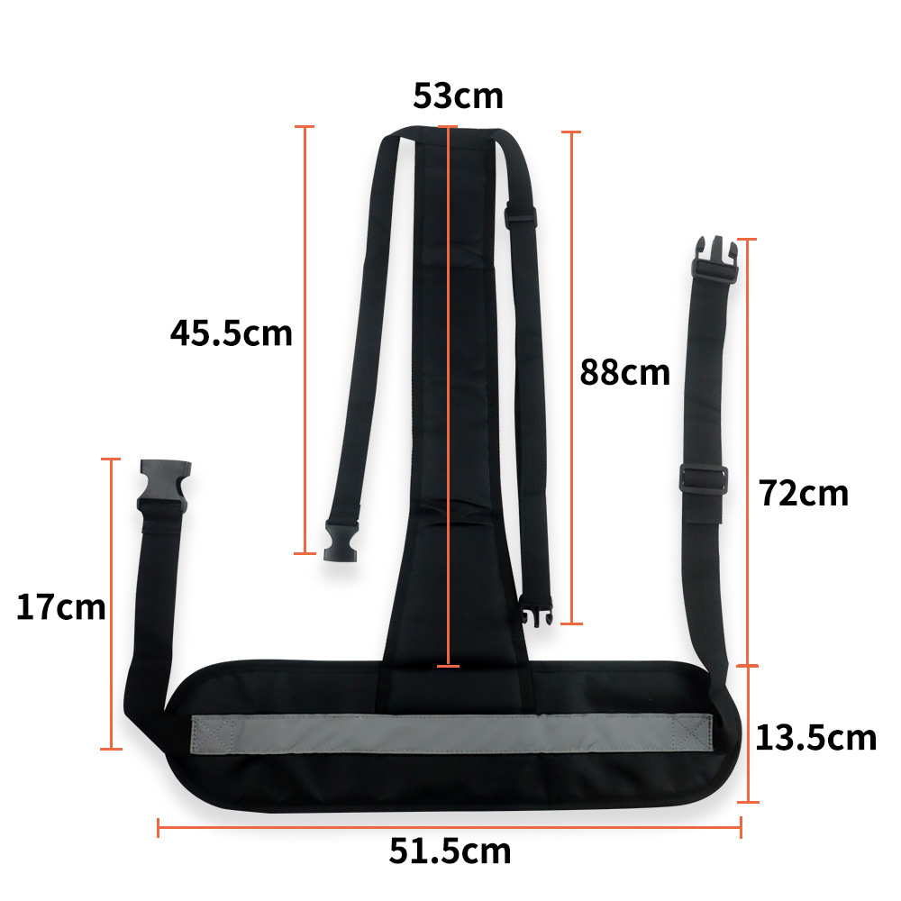 Breathable Elastic Mesh Material Adjustable Safety Buckle Wheelchair Seat Belt Wheelchair Seat Belt