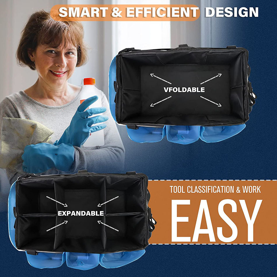European and American Hot-Selling Portable Cleaning Tool Bag Cleaning Tool Storage Bag Cross-Border New Car Cleaning Tool Bag
